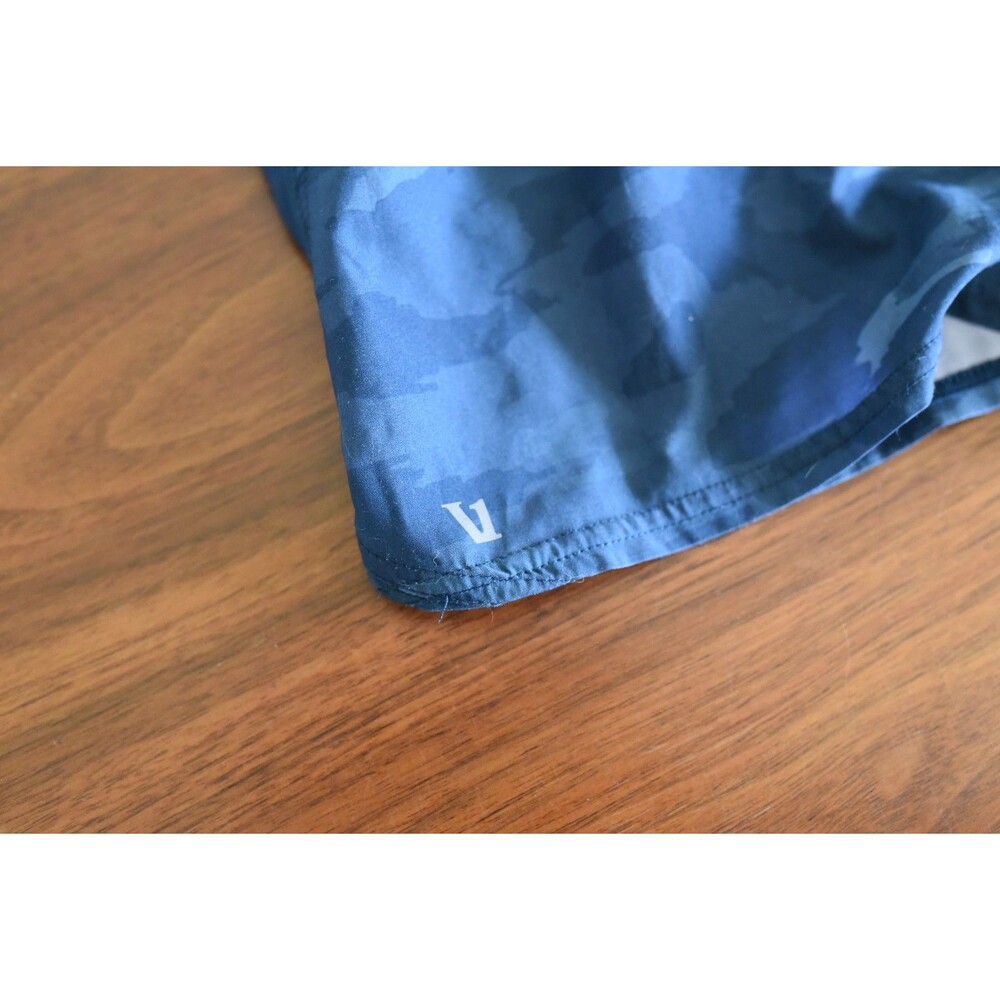 Vuori Clementine Shorts Size Medium Dark Camo Lined VW304 Zip Pocket Drawstring - Picture 4 of 7